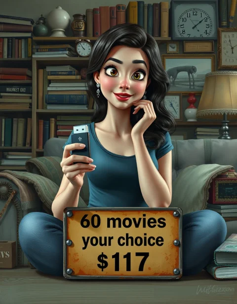 Build a List! 60 Movies on a USB Flash Drive ...Public Domain